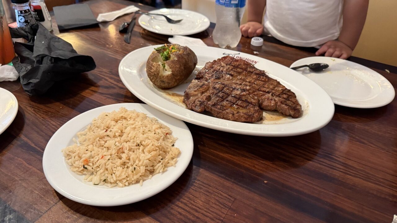 ステーキハウスのステーキ